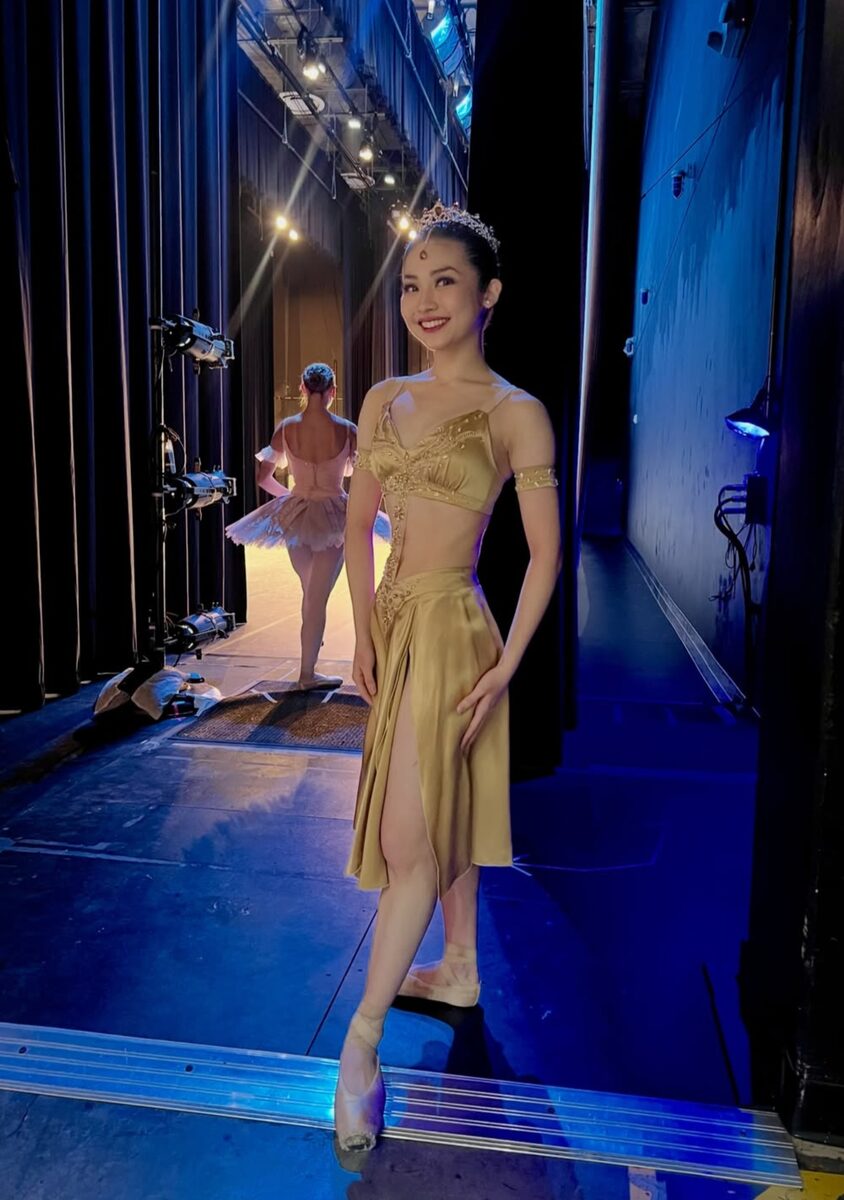 Aria Kamei-Oser, 2025 recipient, dancing